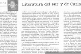 Literatura del sur y de Carlos Trujillo