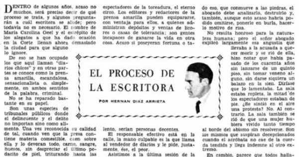 El proceso de la escritora