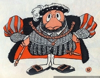 Condorito como Enrique VIII, 1963