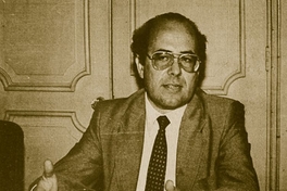 El economista Andrés Sanfuentes, uno de los propulsores de la redacción de El Ladrillo, 1982