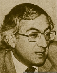 El economista de la Universidad de Chile y miembro de los Chicago boys, Álvaro Bardón, 1982