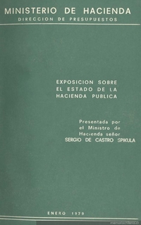 Exposición sobre el estado de la hacienda pública