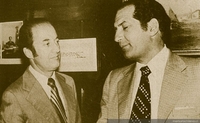 Los economistas Sergio de Castro y Pablo Barahona, 1982