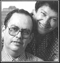 Raquel Correa y su hijo, Juan Eduardo, ca. 1995
