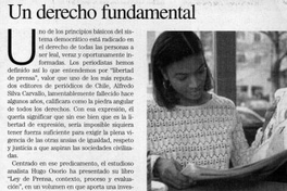 Un derecho fundamental