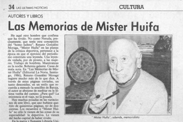 Las memorias de Mister Huifa