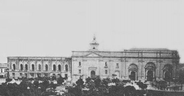 Plaza de Armas y Catedral, 1870