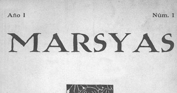 Marsyas : año 1, n° 1, 26 de marzo de 1927-año 1, n° 11, febrero de 1928