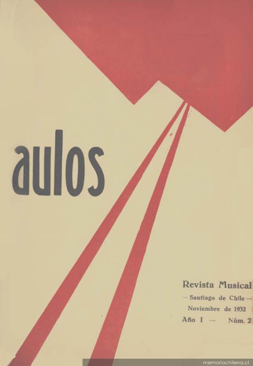 Aulos : revista musical : año 1, n° 2, noviembre de 1932