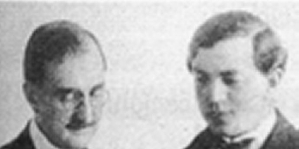 Enrique Soro con Luigi Stefano Giarda, junio, 1921