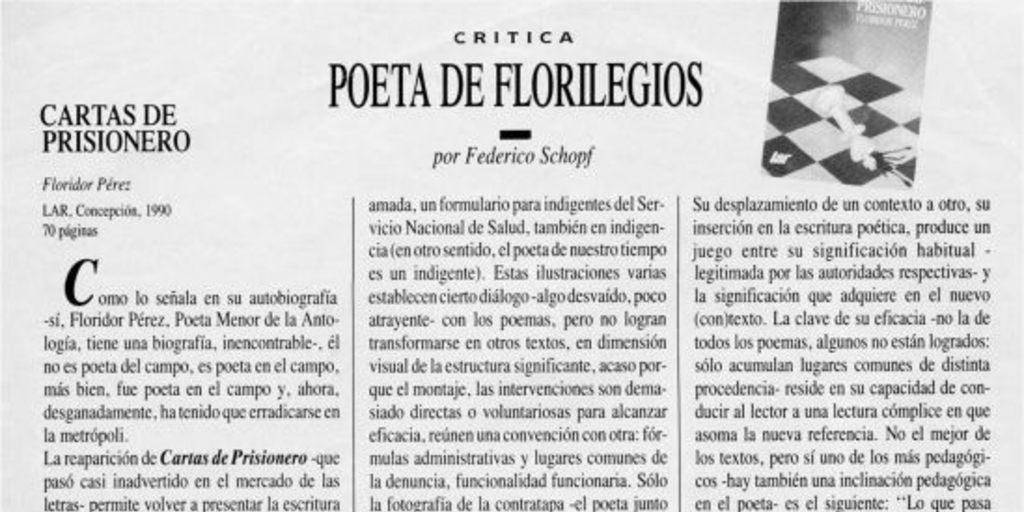 Poeta de florilegios
