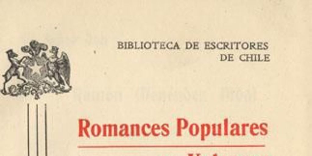 Romances populares y vulgares