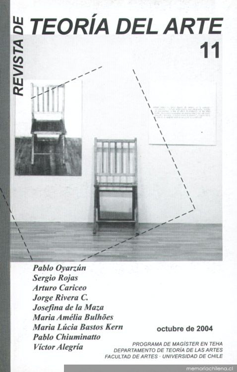 Revista Teoría del Arte : nº 11, octubre 2004