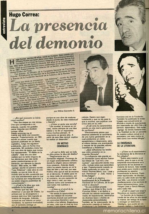 La presencia del demonio