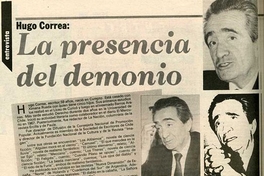 La presencia del demonio