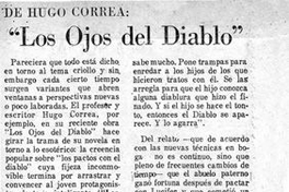 De Hugo Correa: Los ojos del diablo