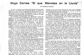 Hugo Correa: "El que merodea en la lluvia"