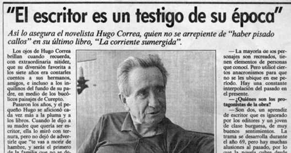 El escritor es un testigo de su época