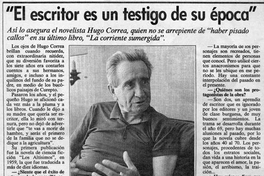 El escritor es un testigo de su época