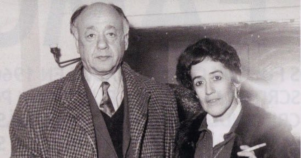 Isidora Aguirre con Eugène Ionesco