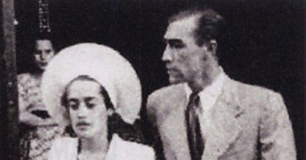 Isidora Aguirre con su marido Gerardo Carmona