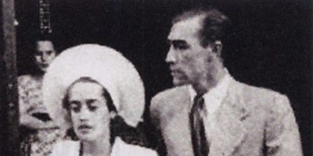 Isidora Aguirre con su marido Gerardo Carmona