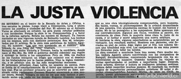 La justa violencia