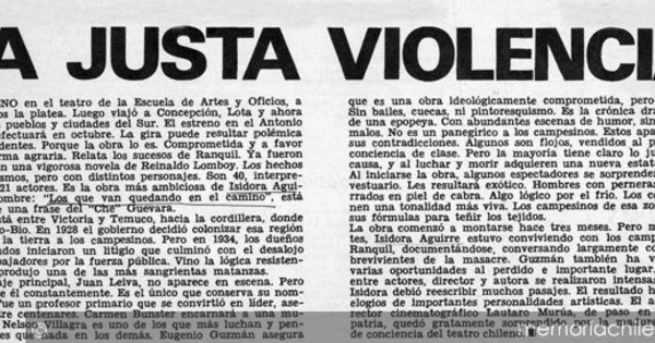 La justa violencia