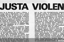 La justa violencia