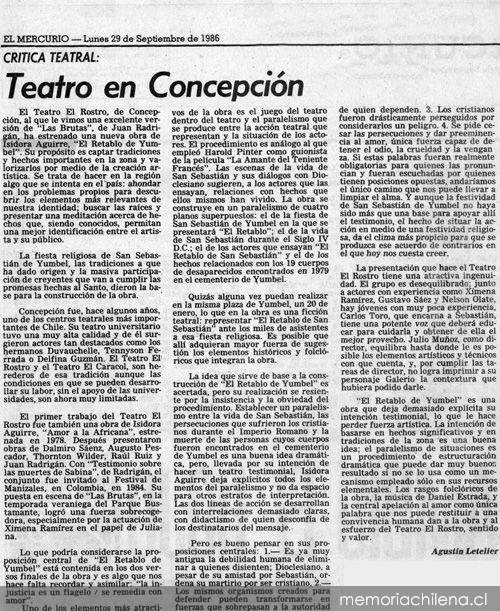 Teatro en Concepción