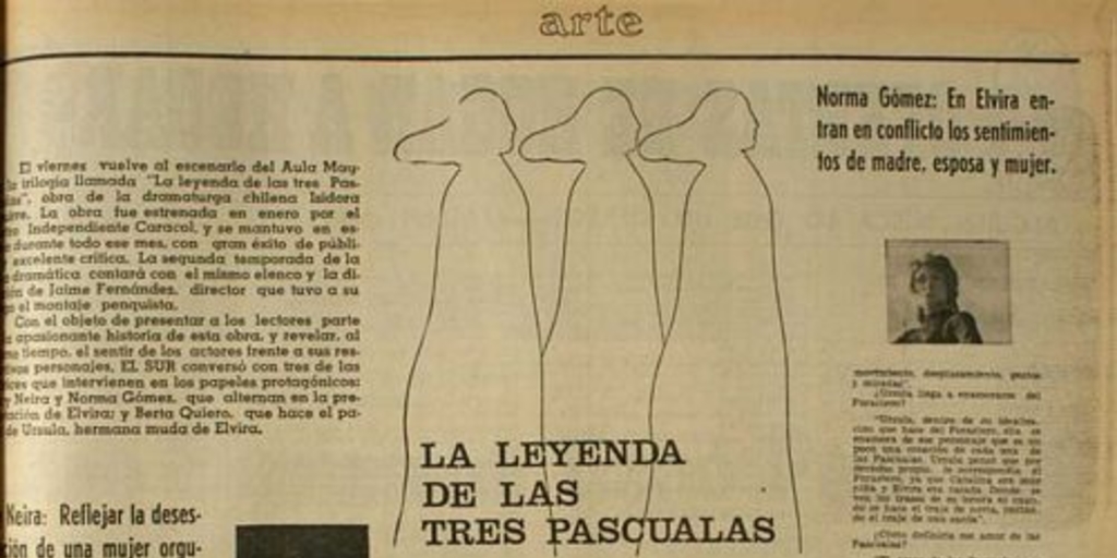 La leyenda de las tres Pascualas: las Pascualas según las actrices penquistas