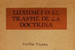 Luxumei o el traspié de la doctrina: poemas 1966-1972