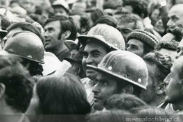 "La batalla de Chile" (1973-1979): obreros en una manifestación