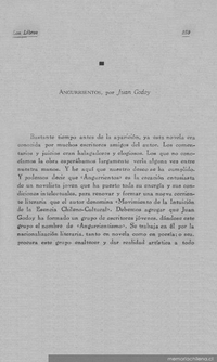 Angurrientos, por Juan Godoy