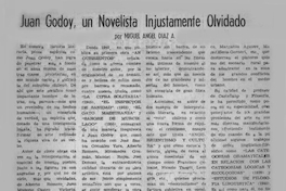 Juan Godoy, un novelista injustamente olvidado