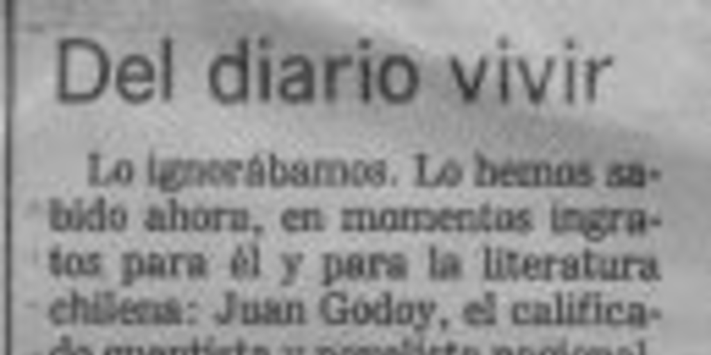 Del diario vivir