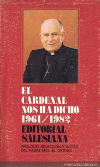 El cardenal nos ha dicho : 1961-1982