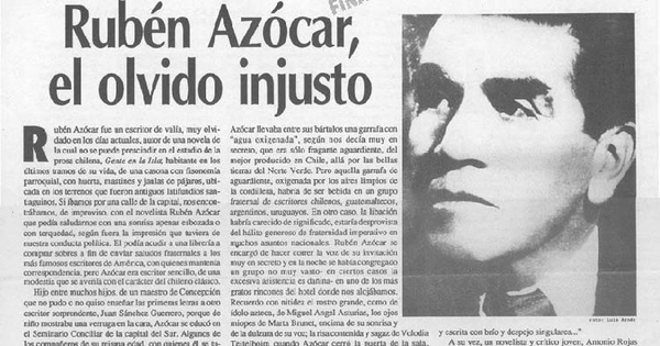 Rubén Azócar, el olvido injusto