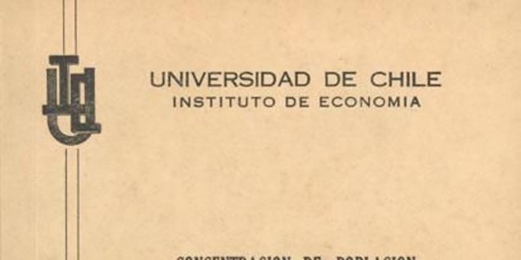 Concentración de población y desarrollo económico : el caso chileno