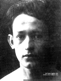 José Santos González Vera en su juventud