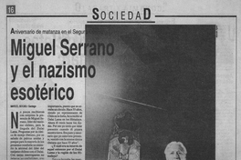 Miguel Serrano y el nazismo esotérico