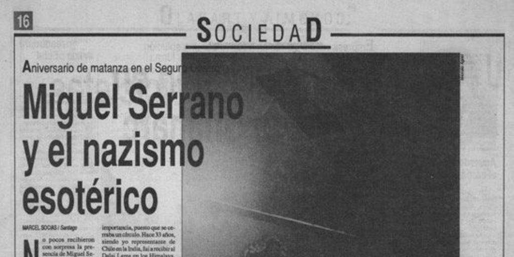 Miguel Serrano y el nazismo esotérico