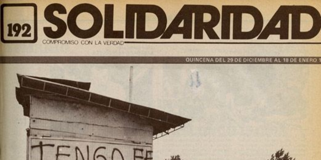 Solidaridad : n° 192-215, enero-diciembre de 1985