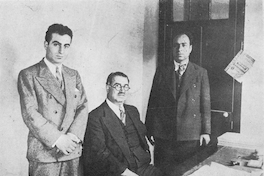 Enrique Kettlun junto a Basin y Elian Chuaqui