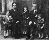 Leandro Ottone y familia en Valparaíso, 1926