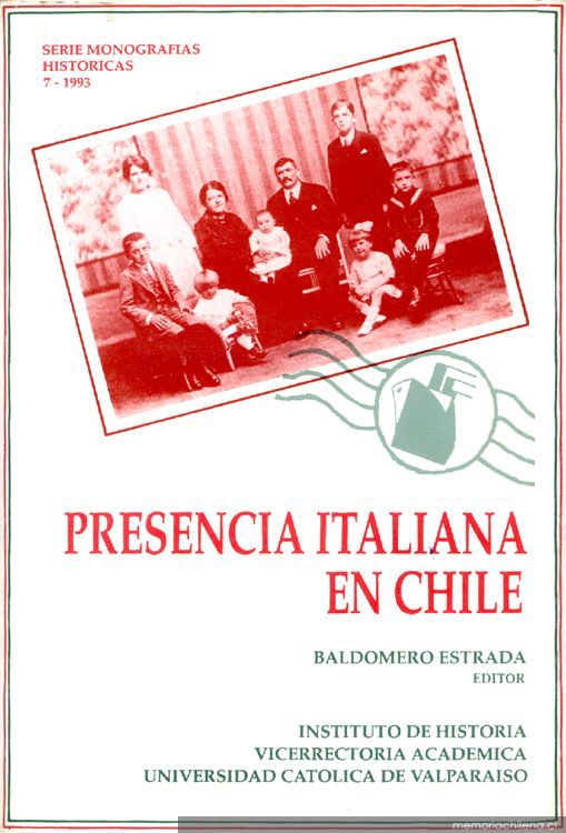 Participación italiana en la industrialización de Chile : orígenes y evolución hasta 1930