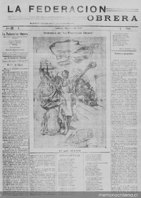 La Gran Federación Obrera de Chile : n° 54, 1 de mayo de 1912