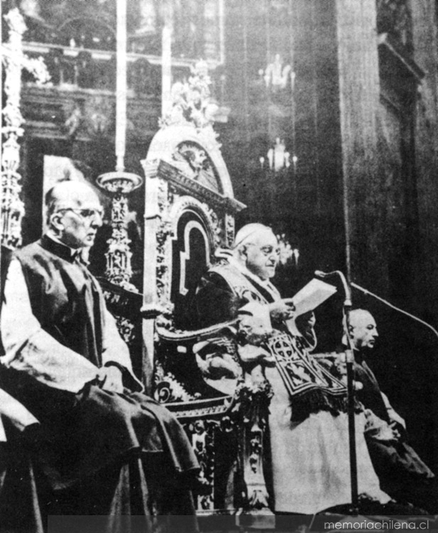 Juan XXIII clausura la primera sesión del concilio, 8 de diciembre de 1962