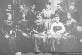 Directorio de la Sociedad "La mujer croata", Punta Arenas, 1916