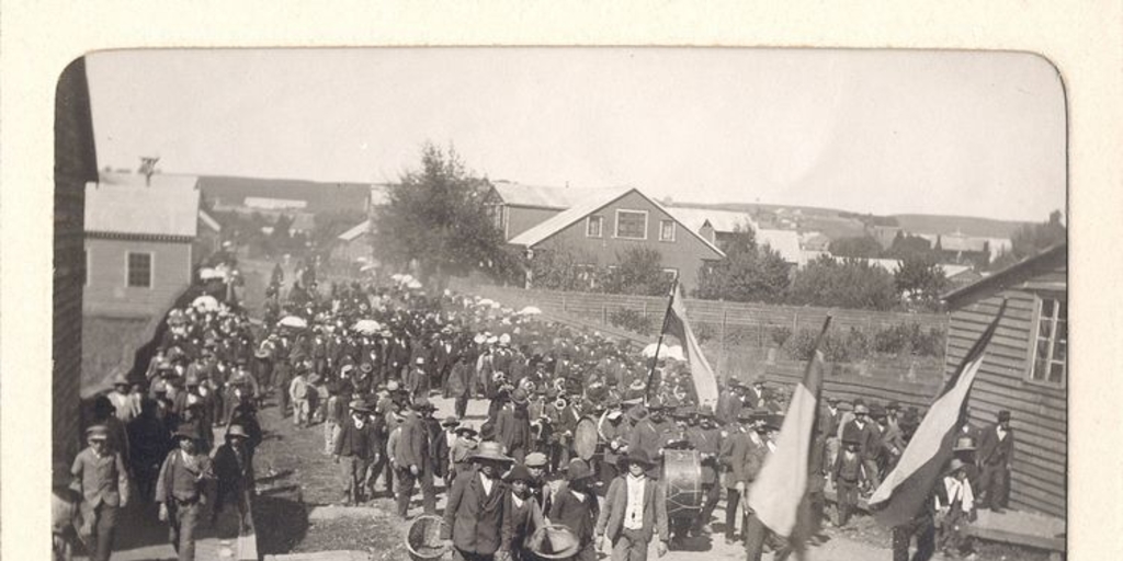 Recibimiento del Presidente Pedro Montt en Victoria